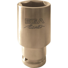 Impact Socket: 3/4" Drive, 1-3/16" Socket, Hex Drive