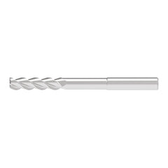 Corner Radius End Mill: 6.00 mm Dia, 25.00 mm LOC, 1.00 mm Radius, 3 Flute, Solid Carbide