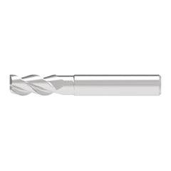 Corner Chamfer End Mill: 2.50 mm Dia, 5.50 mm LOC, 3 Flute, 0.05 mm Chamfer Width, Solid Carbide