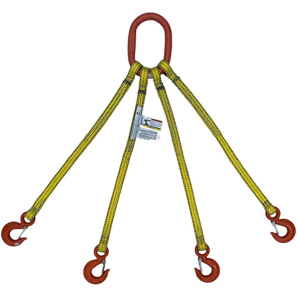 Bridle, Type 10 Web Sling: 20' Long, 1" Wide, Nylon