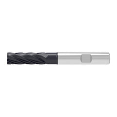 Corner Chamfer End Mill: 6.00 mm Dia, 19.00 mm LOC, 6 Flute, 0.20 mm Chamfer Width, Solid Carbide