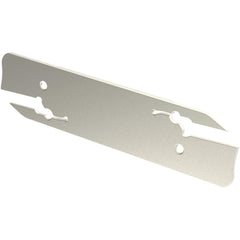 Indexable Grooving Blades; Cutting Direction: Neutral; Minimum Groove Width: 3.00; Minimum Groove Width (Decimal Inch): 0.1181; Minimum Groove Width (mm): 3.00; Blade Style: Blade Holder; Minimum Insert Width (Decimal Inch): 0.1181; Minimum Insert Width (