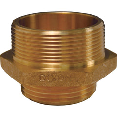 Brass & Chrome Pipe Fittings; Fitting Type: Double Male Hex Nipple; Fitting Size: 2 x 1-1/2; End Connections: MNPT x MNST; Material Grade: 360; Connection Type: Threaded; Pressure Rating (psi): 175; Fitting Shape: Straight; Thread Standard: NPT, NST