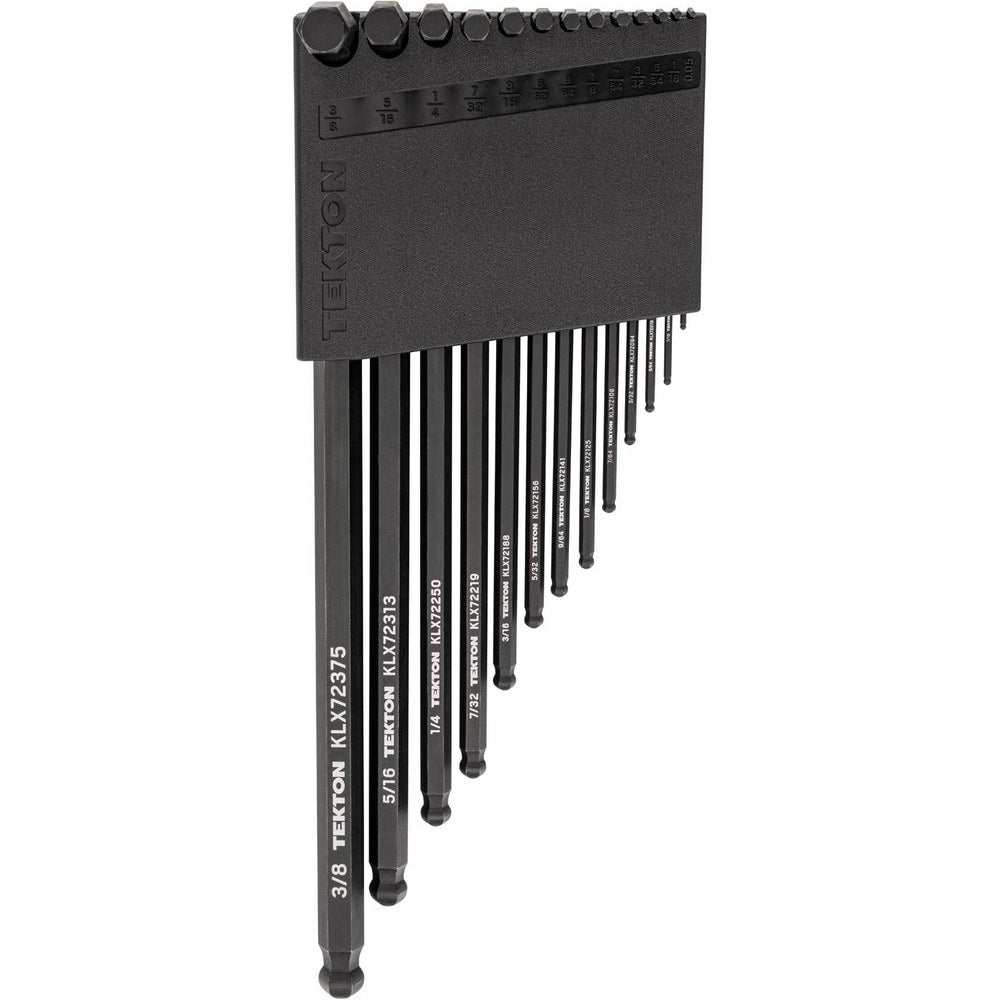 Hex Key Sets; Tool Type: Hex Key Set; Handle Type: L-Wrench; Hex Size Range (Inch): 0.050