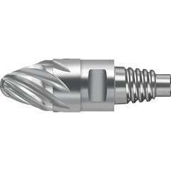 Barrel Cutter End Mills; End Type: Circle Segment Oval Form; Material: Solid Carbide; Taper Angle Per Side: 20.03; Small End Diameter (mm): 6.00; Shank Diameter (mm): 15.5000; Length of Cut (mm): 17.0700; Helix Angle: 30.00