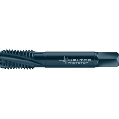 Spiral Flute Tap: 5/8-11, UNC, 4 Flute, Bottoming Chamfer, 3B Class of Fit, High-Speed Steel-E, Steam Oxide Finish