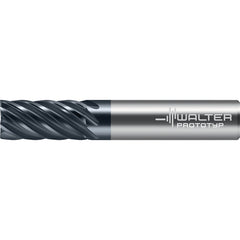 Square End Mill: 0.6250" Dia, 1.6250" LOC, 7 Flute, Solid Carbide