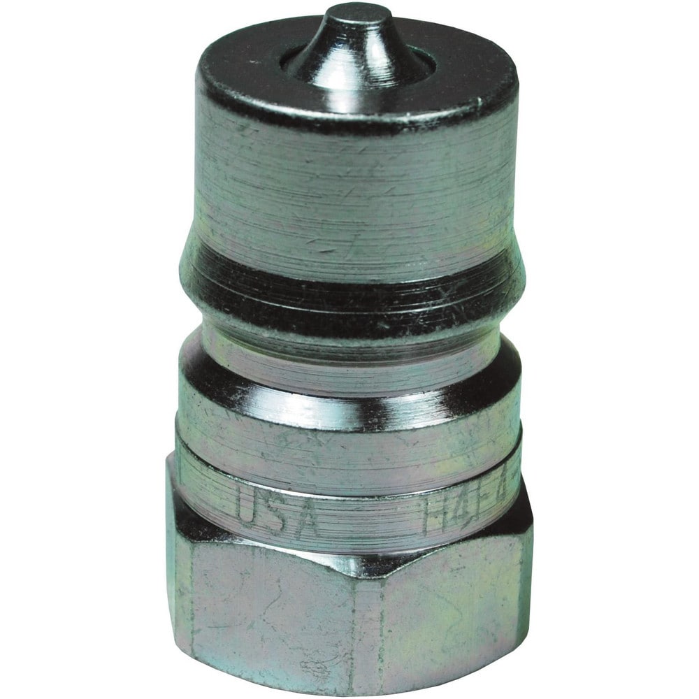 Hydraulic Hose Fittings & Couplings; Type: ISO-B Steel Mill 'Slide Gate' Female Threaded Plug; Fitting Type: Female Plug; Hose Inside Diameter (Decimal Inch): 0.5000; Hose Size: 1/2
