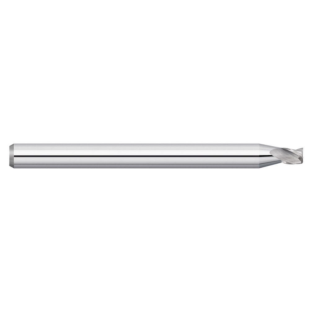 Square End Mill: 0.1050" Dia, 0.1600" LOC, 3 Flute, Solid Carbide