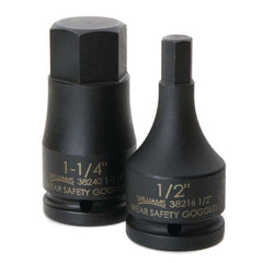 Impact Hex & Torx Bit Sockets; Drive Size: 3/4; Hex Size (Inch): 1-1/8