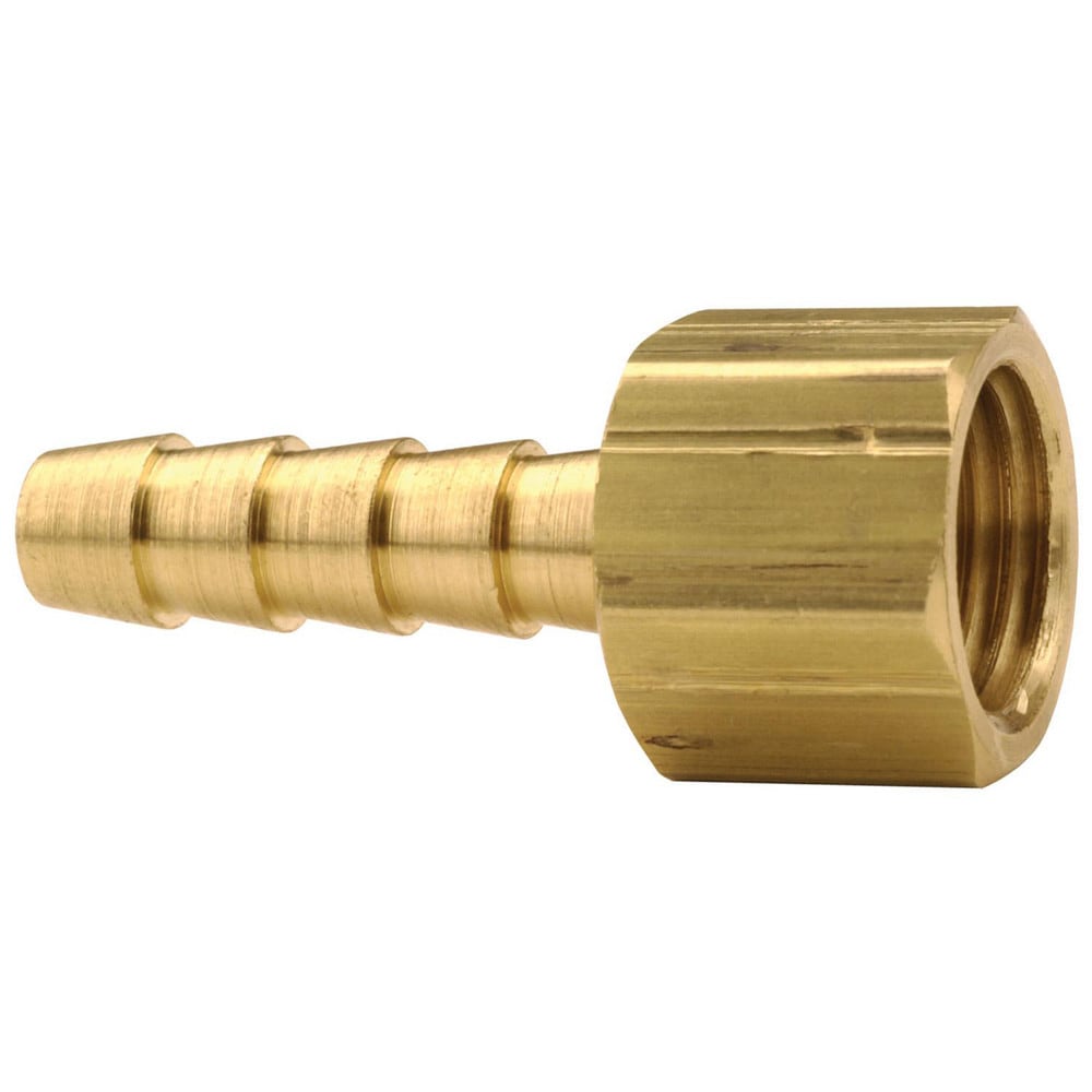Barbed Hose Fittings; Fitting Type: Female Swivel, Hose Barb; Material: Brass; Thread Standard: NPSM; Thread Size: 3/4; End Connection: Hose Barb x Female Swivel Ball-End; Hose Inside Diameter (Inch): 3/4; Hose Outside Diameter: 3/4