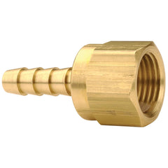 Barbed Hose Fittings; Fitting Type: Female Swivel, Hose Barb; Material: Brass; Thread Standard: UNF; Thread Size: 1-1/16-14; End Connection: Hose Barb x Female 45 Deg SAE Swivel; Hose Inside Diameter (Inch): 3/4; Hose Outside Diameter: 3/4