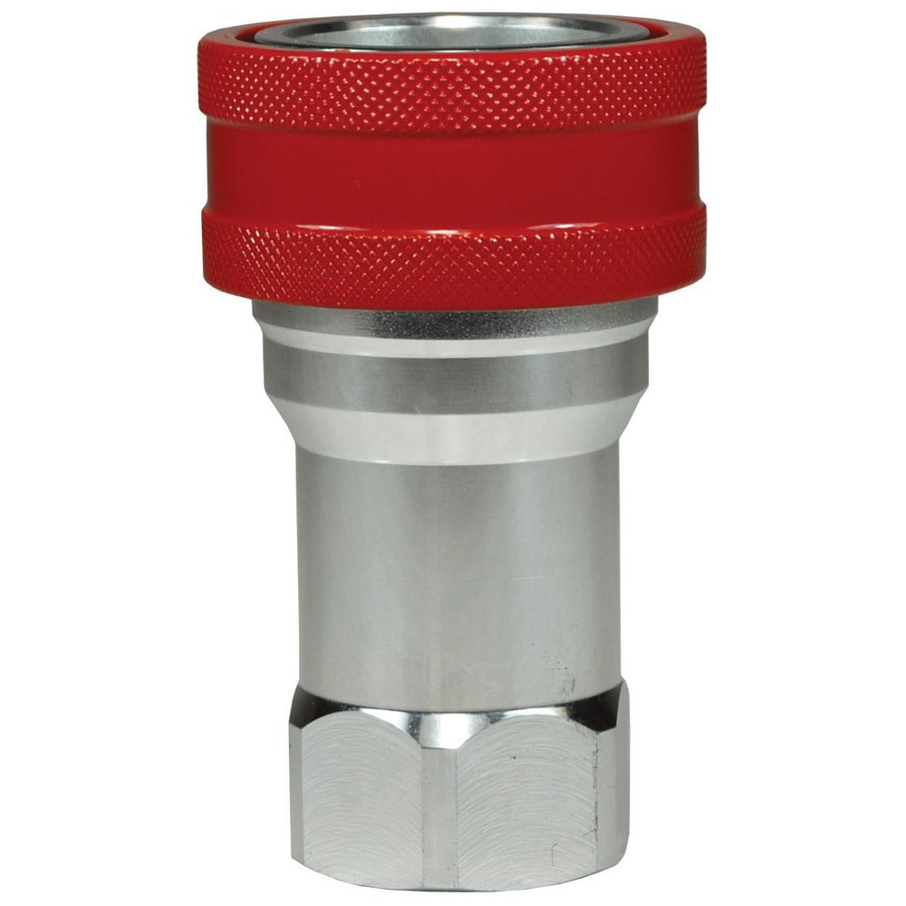 Hydraulic Hose Fittings & Couplings; Type: H-Series ISO-B Poppet Valve Female Threaded Coupler; Fitting Type: Coupler; Hose Inside Diameter (Decimal Inch): 1.0000; Hose Size: 1