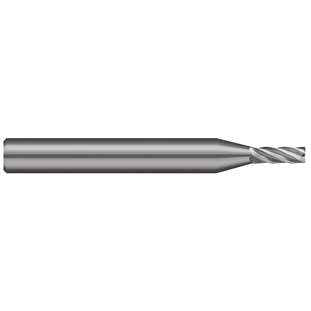 Square End Mill: 3/32" Dia, 9/64" LOC, 5 Flute, Solid Carbide