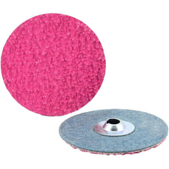 Quick-Change Disc: Type R, 3" Dia, None, Non-Woven