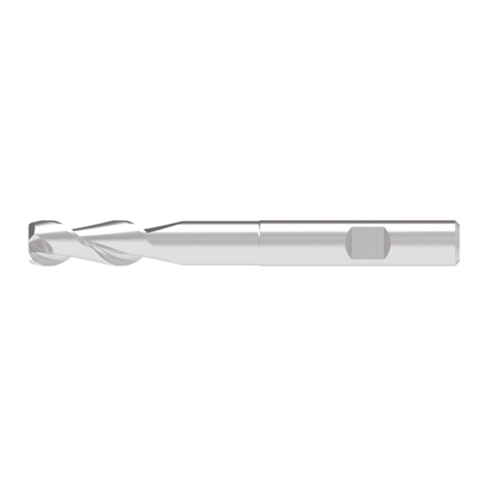 Square End Mill: 2 Flute, Solid Carbide