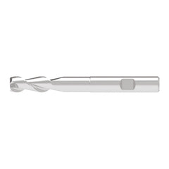 Square End Mill: 2 Flute, Solid Carbide