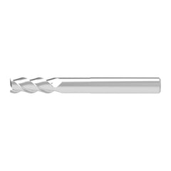 Square End Mill: 14.00 mm Dia, 15.00 mm LOC, 3 Flute, Solid Carbide