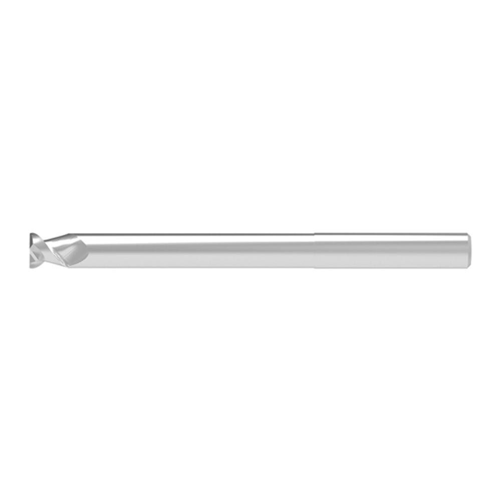 Square End Mill: 16.00 mm Dia, 17.00 mm LOC, 2 Flute, Solid Carbide