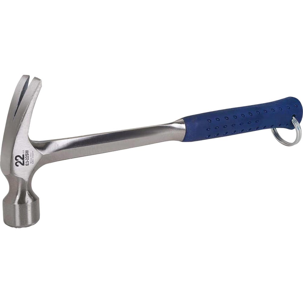 Nail & Framing Hammers; Claw Style: Curved; Head Weight (Lb): 1.375; Head Weight (Oz): 22; Head Material: Steel; Handle Material: Rubber Grip; Face Diameter: 51 mm; Face Surface: Smooth; Handle Length: 184.15 mm