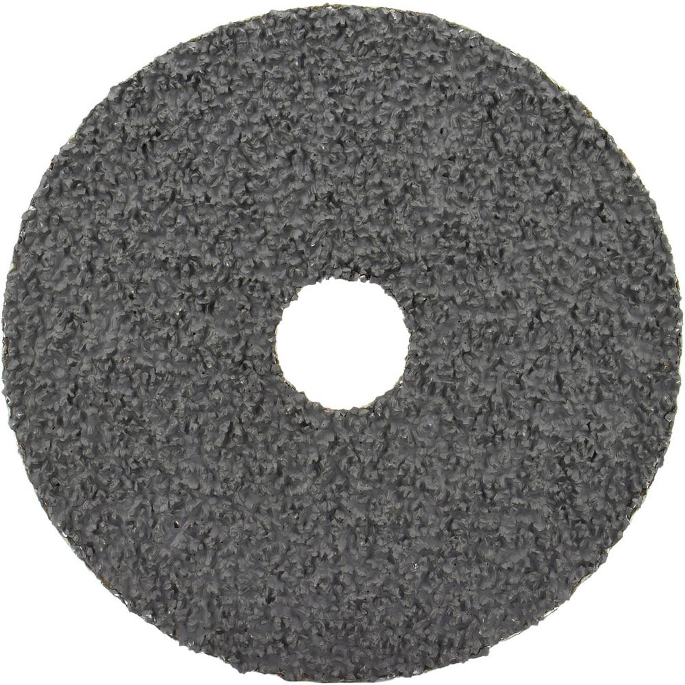 Fiber Disc:  5" Disc Dia, 5/8-11 Hole, Threaded Arbor Hole, 50 Grit, Ceramic Alumina