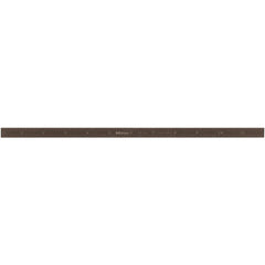 Steel Rules; Material: Stainless Steel; Length (Inch): 13; Graduation: 1.00; Graduation (Inch): 1/16, 1/8, 1/64, 1/32; Tip Style: Flat; Color: Black