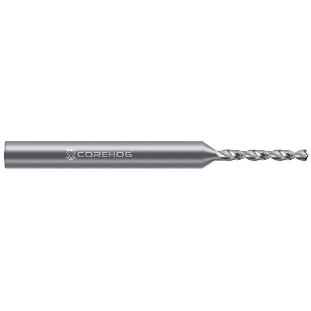 Micro Drill Bit: 0.0280" Dia, 130 deg, Solid Carbide