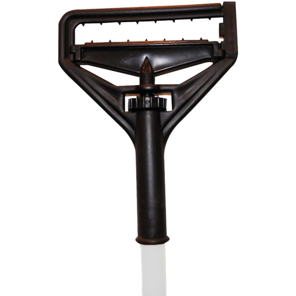 Mop Handle: 58" Long Fiberglass, Use with Wet Mops