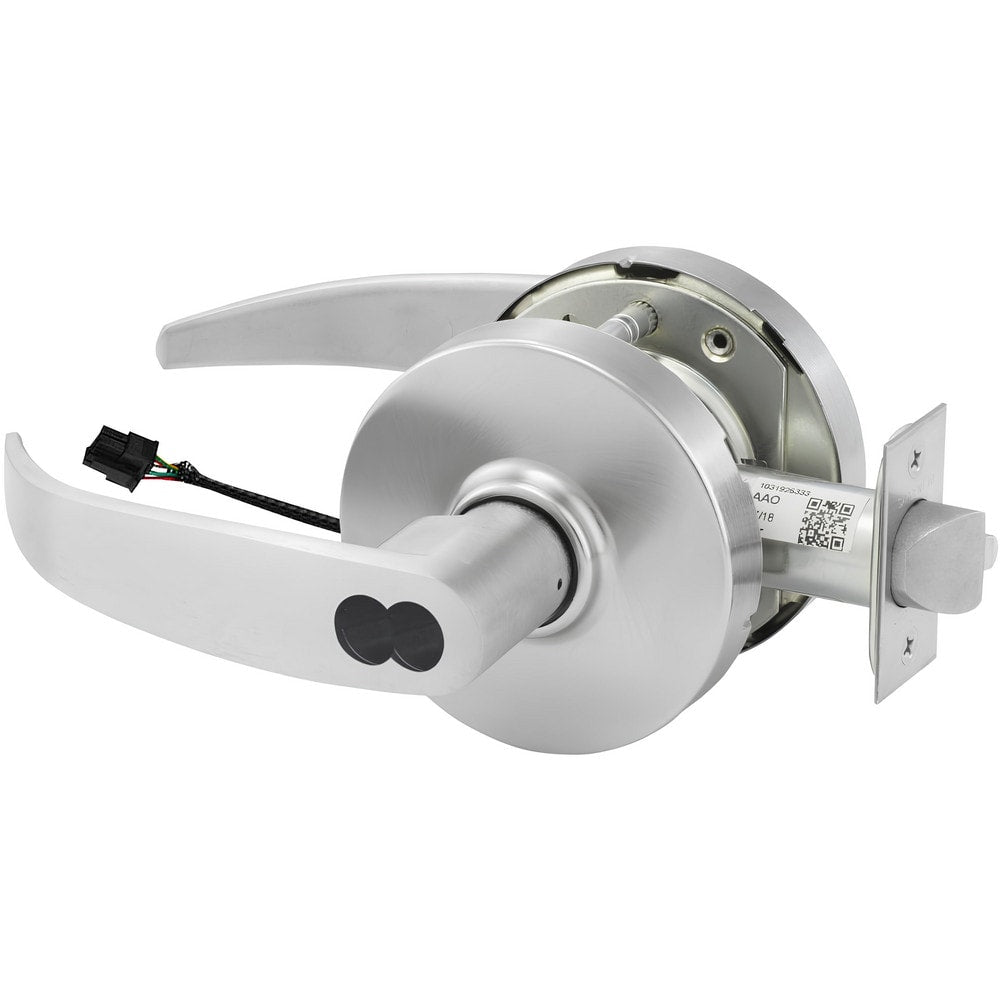 Lever Locksets; Lockset Type: Grade 1 Classroom Cylindrical Lock ; Key Type: Keyed Different; Back Set: 2-3/4; Cylinder Type: LFIC Prep; Material: Stainless Steel; Door Thickness: 1-3/4 to 2; Finish: Satin Chrome