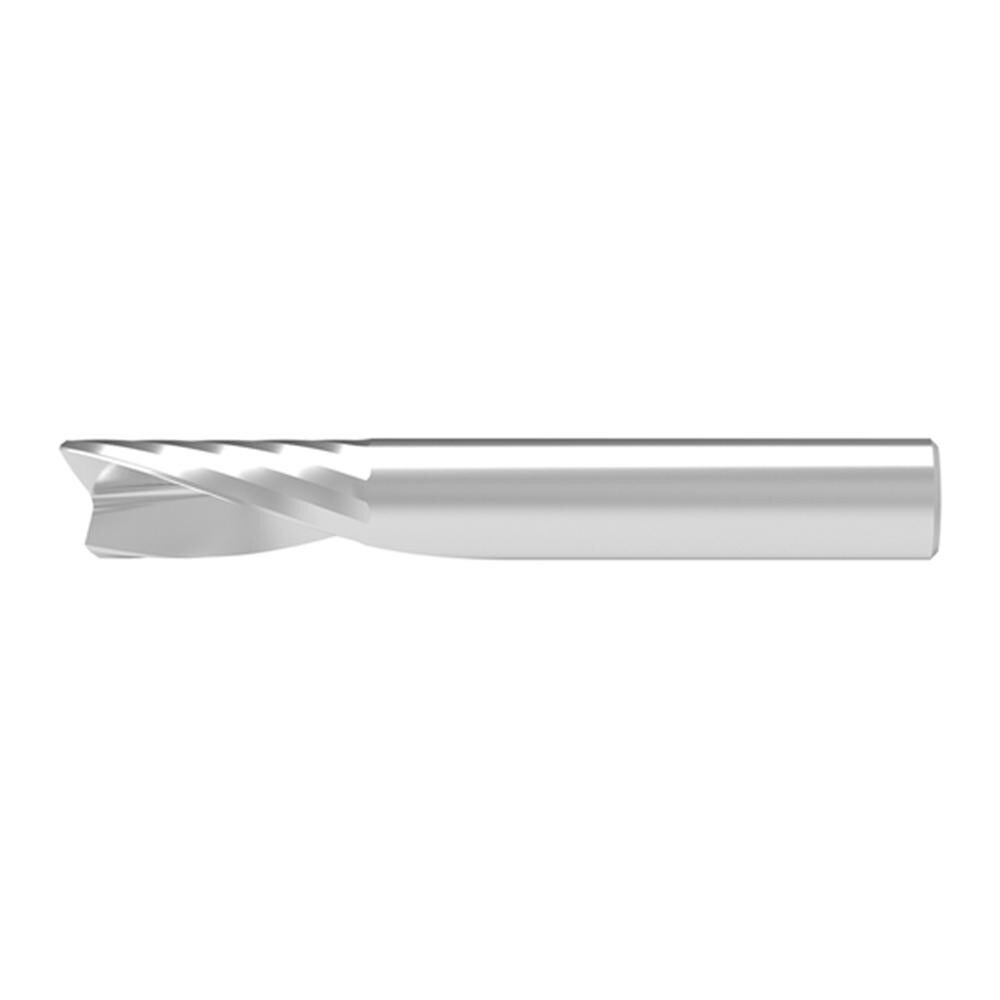 Corner Chamfer End Mill: 5.00 mm Dia, 16.00 mm LOC, 1 Flute, 0.05 mm Chamfer Width, Solid Carbide