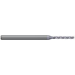 Micro Drill Bit: 0.0995" Dia, 130 deg, Solid Carbide