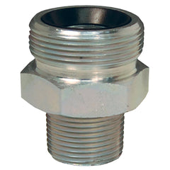Ground Joint Hose Couplings; Thread Type: MNPT x MNPSM; Thread Size: 2, 2-1/2; Type: Spud; Material: Plated Iron; Size: 2 in; Style: Male Spud
