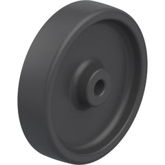 Rigid & Swivel Caster Wheel: Synthetic, 4" Dia, 1-1/2" Wide