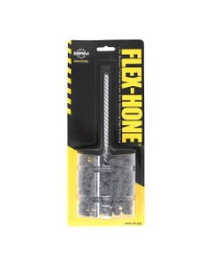 3″ Bore Diameter × 3″ Hone Length × 8″ Overall Length, 20 Grit, Silicon Carbide - Standard Duty Flex-Hone