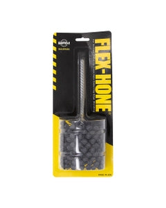 2 3/4″ Bore Diameter × 3″ Hone Length × 8″ Overall Length, 40 Grit, Boron Carbide - Standard Duty Flex-Hone