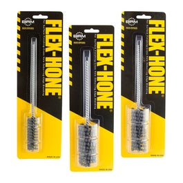 ‎0.875″-1.375″ Bore Diameter x  Hone Length x  Overall Length, 120 Grit, Silicon Carbide - Flex-Hone Kit