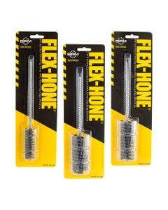 ‎0.709″-1.125″ Bore Diameter x  Hone Length x  Overall Length, 320 Grit, Aluminum Oxide - Flex-Hone Kit