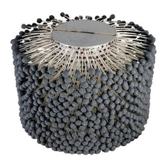 10 1/2″ Bore Diameter × 9″ Hone Length × 34″ Overall Length, 120 Grit, Zirconia Alumina #1549 - Heavy Duty Flex-Hone