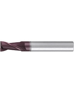 Square End Mill; 5 mm Dia. × 10 mm LOC × 6 mm Shank Dia. × 57 mm OAL ; 2 FL ; Carbide ; AlTiN ; Series 2512A