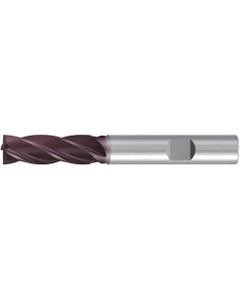 Square End Mill; 3 mm Dia. × 9 mm LOC × 6 mm Shank Dia. × 62 mm OAL ; 4 FL ; Carbide ; AlTiN ; Series 2527A