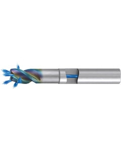 Corner Radius End Mill; 25 mm Dia. × 25 mm Shank Dia. × 125 mm OAL ; 4 FL ; Carbide ; CrN ; Series 2891RZ