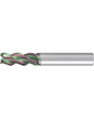 Corner Radius End Mill; 20 mm Dia. × 38 mm LOC × 20 mm Shank Dia. × 104 mm OAL ; 3 FL ; Carbide ; GLT ; Series 2546K