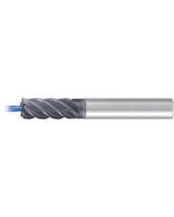‎Corner Radius End Mill; 3/4″ Dia. × 1-1/2″ LOC × 3/4″ Shank Dia. × 4″ OAL ; 5 FL ; Carbide ; AlCr