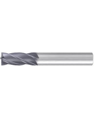 ‎Square End Mill; 1/4″ Dia. × 3/4″ LOC × 1/4″ Shank Dia. × 2-1/2″ OAL ; 5 FL ; Carbide ; AlCr ; Series Top-Cut VAR