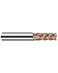 ‎1/2″ Cutting Dia. × 1/2″ Shank Dia. × 1″ LOC × 3-1/4″ OAL, 4 Flute, Carbide, Duro-Si, Square Endmill, HX-NVS