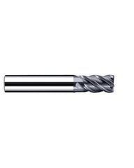 ‎1/16″ Cutting Dia. × 1/4″ Shank Dia. × 3/32″ LOC × 2-1/4″ OAL, 4 Flute, Carbide, Polychrom, Square Endmill, E-Cut