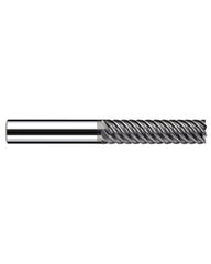 ‎1/4″ Cutting Dia. × 1/4″ Shank Dia. × 3/4″ LOC × 2-1/2″ OAL, 6 Flute, Carbide, Polychrom, Square Endmill, E-Cut