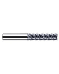 ‎1/2″ Cutting Dia. × 1/2″ Shank Dia. × 1-1/2″ LOC × 3-3/4″ OAL, 5 Flute, Carbide, Polychrom, Square Endmill, E-Cut