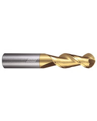 0.5″ Dia. × 0.5″ Shank × 1″ DOC × 3″ OAL, ZPLUS, 2 Flute, Ballnose End Mill