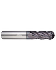0.625″ Dia. × 0.625″ Shank × 3.25″ DOC × 6″ OAL, APLUS, 4 Flute, Ballnose End Mill